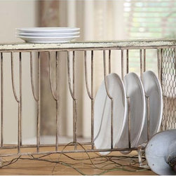 Vintage Iron & Wire Plate Holder - Plate Stands And Hangers