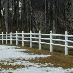 vinyl rail with welded wire - Home Fencing And Gates