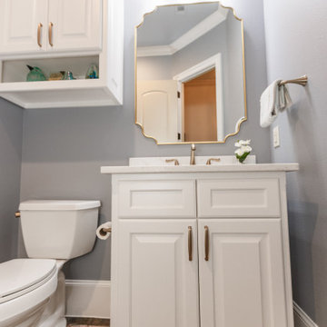Sherwin Williams Blustery Sky in powder bath