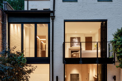Example of a minimalist exterior home design in DC Metro