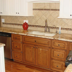 Painted and Cherry Kitchens with granite tops - Products
