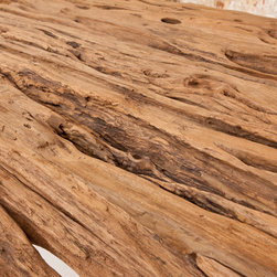 Teak bridge wood dining table detail - Dining Tables
