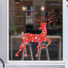 Christmas Decoration Glass Window Door Sticker, Big Elk
