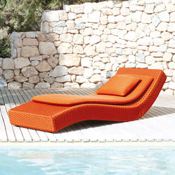 Paola Lenti - Paola Lenti Wave Chaise Lougue - Outdoor Chaise Lounges
