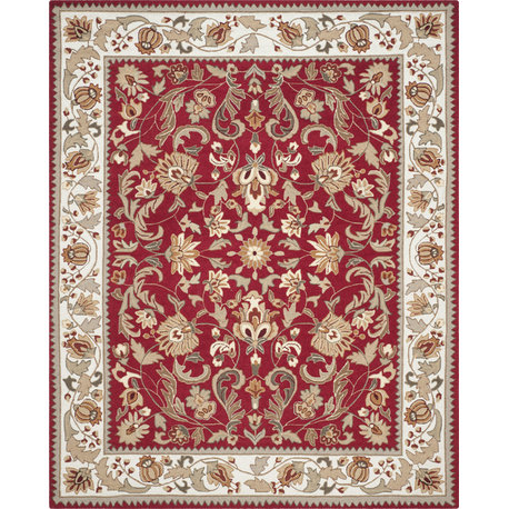 Safavieh Easy Care Ezc101C Rug, Red/Ivory, 2'0"x3'0"