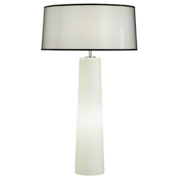 Robert Abbey 1578B Rico Espinet Olinda - Frosted Glass Two Light Table Lamp