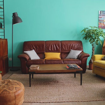 Proyecto Retro: un salón a todo color
