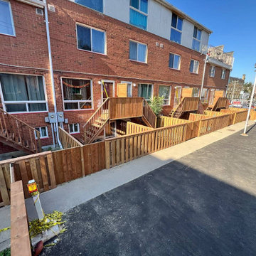 Apartment Complex Fencing in Queen West, Toronto