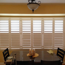 White Plantation Shutters - Interior Shutters