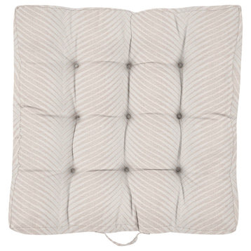 Sunbrella Outdoor Tufted Floor Pillow Single, Clock Out Cloud