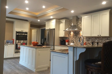 Kitchen - contemporary kitchen idea in New York