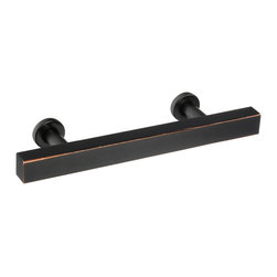 CKP - #1500 CKP Brand Hampton Collection Bar Pull, Oil-Rubbed Bronze, 76mm (3 in.) - Cabinet And Drawer Handle Pulls
