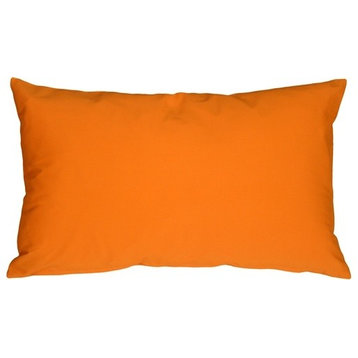 Pillow Decor - Caravan Cotton 12 x 19 Throw Pillows, Orange