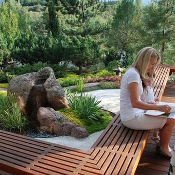 Tranquility Corner-trickling water feature