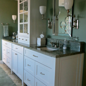 Lakes Region Elegant Master Bath with a View