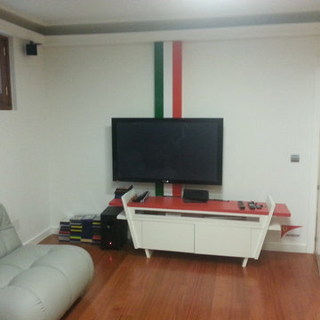 Pintura y decoracion de chalet en la urbanizacion de monteprincipe