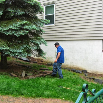 Exterior Flower bed.