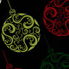 Decorative Holiday Napkin, Set of 4, Black