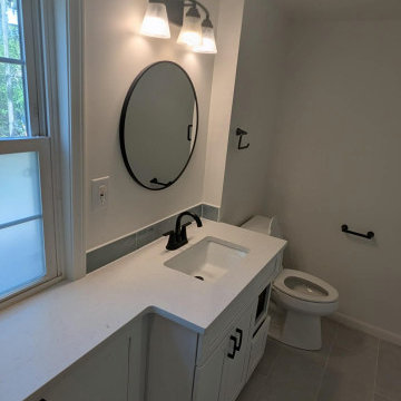 Bathroom Remodel with Layout Redesign