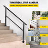 Outdoor Handrail 165LBS Load Aluminum Outdoor Stair Railing