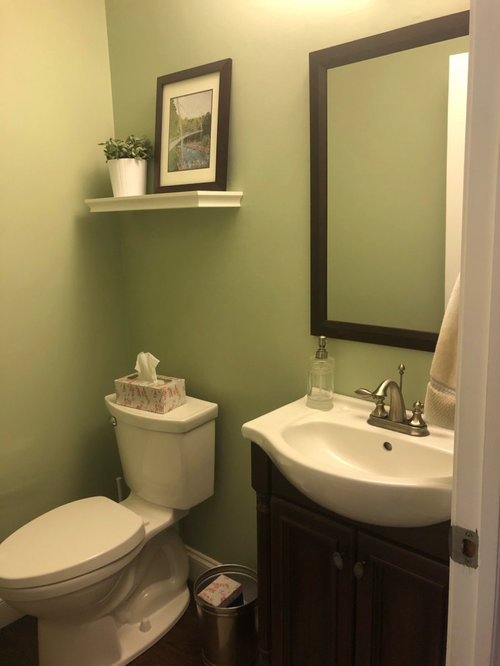 A powder room spruce up