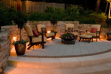 Example of a classic patio design in Charlotte