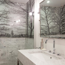 Shower basin faucet