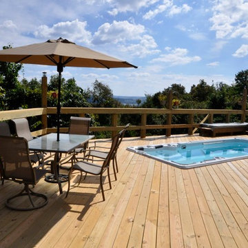 Swim Spa on Deck