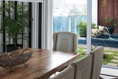 Trendy dining room photo in Other