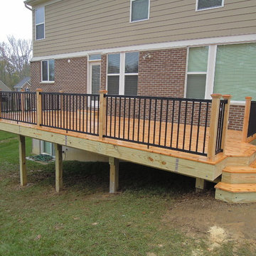 Cedar Deck w/ Aluminum Railing, Union KY area