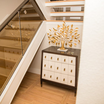 After Remodel - Under Stairs Nook - Functional and Bright