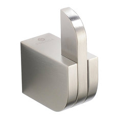 Shop Robe Hook Brushed Nickel Products on Houzz - Fresca - Fresca Solido Robe Hook, Brushed Nickel - Robe & Towel Hooks