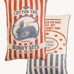 Bunny Bits Easter Pillow - Holiday Decorations