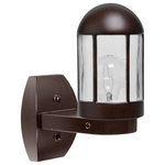 Besa Lighting - Besa Lighting 315198-WALL Costaluz 3151 Series - One Light Outdoor Wall Sconce - Series 3151 wall luminaire feature blown glass. ThCostaluz 3151 Series White Clear Glass *UL: Suitable for wet locations Energy Star Qualified: n/a ADA Certified: n/a  *Number of Lights: Lamp: 1-*Wattage:75w Medium base bulb(s) *Bulb Included:No *Bulb Type:Medium base *Finish Type:White