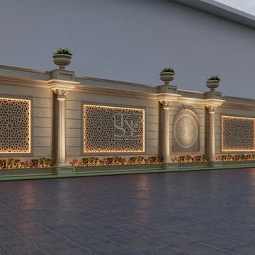 Elegant Natural Stone Cladding – Boundary Design 1