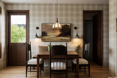 Dining room photo in Seattle