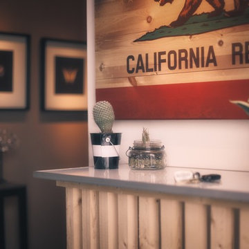 Eclectic Entryway – Modern Marina Del Rey Loft