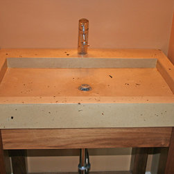 Concrete Bath Sinks - Vanity Tops And Side Splashes