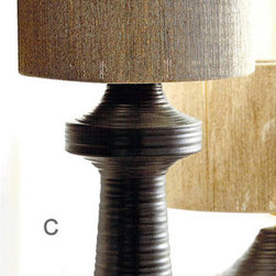 Roost Bruno Stoneware Lamps - SKU: L434 - Table Lamps