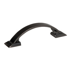 3" Pull Candler Gunmetal BP29349GM - Cabinet And Drawer Handle Pulls
