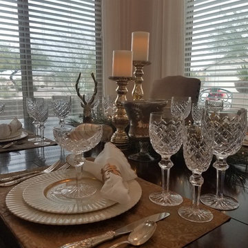 Christmas table setting