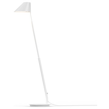 Pitch LED Floor Lamp, Satin White