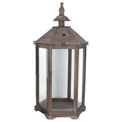 Safavieh Lirio Outdoor Lantern Set of 2 - Black