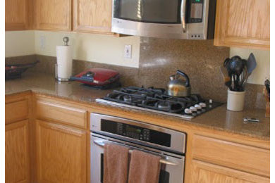 Transitional kitchen photo in Other