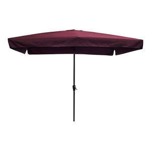 Capri 5 X7 Rectangle Balcony Umbrella Contemporary Outdoor Umbrellas By Homesquare