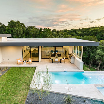 Austin, Texas Modern Home-Alaska White Oak