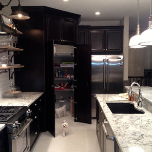 75 Most Popular Traditional Kitchen  with Black Cabinets 