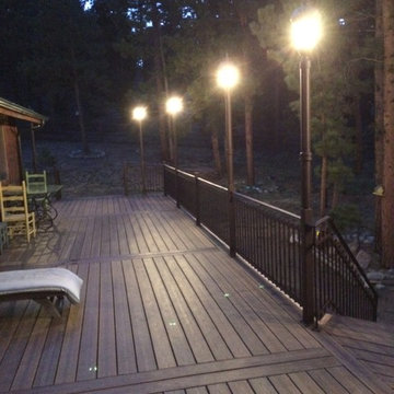 Front Deck Handrail and Lights