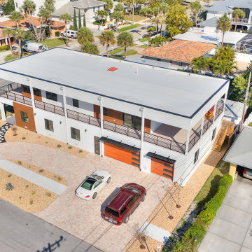 Contemporary Home with Wraparound Balcony