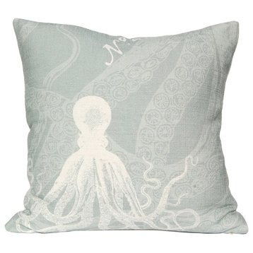 Octopus Pillow, Silverberry